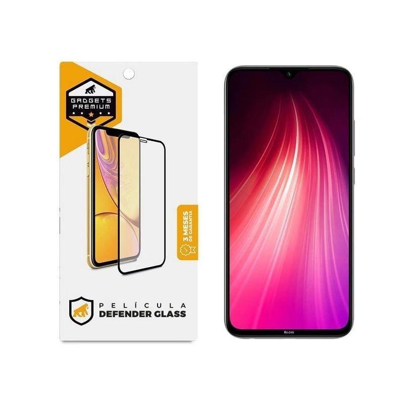 Kit Capa case capinha Clip e Pelicula Defender Glass Xiaomi Redmi Note 8 - Gshield - 3
