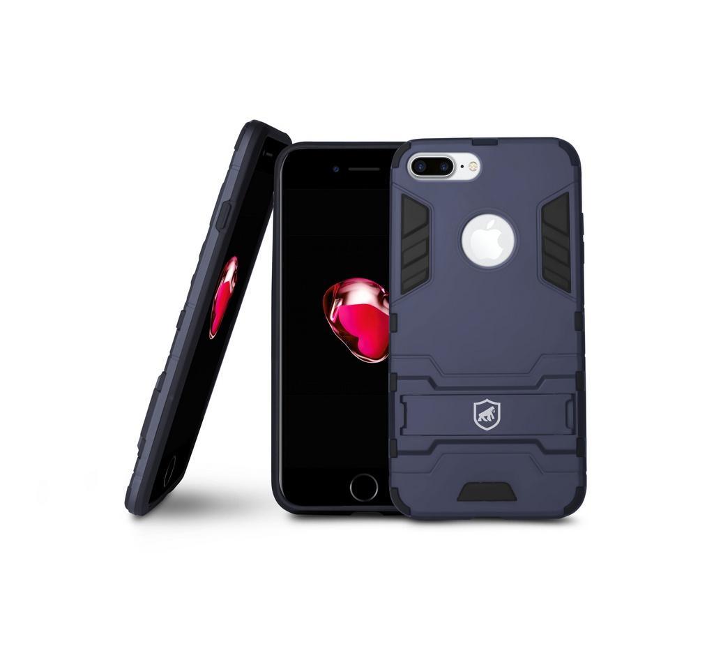 Kit Capa case capinha Armor e Película Vidro Dupla para Iphone 7 Plus - Gorila Shield - 7