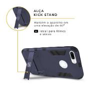 Kit Capa case capinha Armor e Película Vidro Dupla para Iphone 7 Plus - Gorila Shield