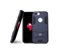 Kit Capa case capinha Armor e Película Vidro Dupla para Iphone 7 Plus - Gorila Shield - 7
