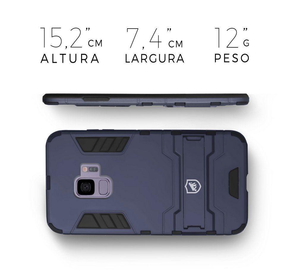 Kit Capa case capinha Armor e Película Nano Gel Dupla para Galaxy S9 - Gorila Shield - 6