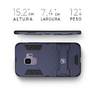 Kit Capa case capinha Armor e Película Nano Gel Dupla para Galaxy S9 - Gorila Shield - 6