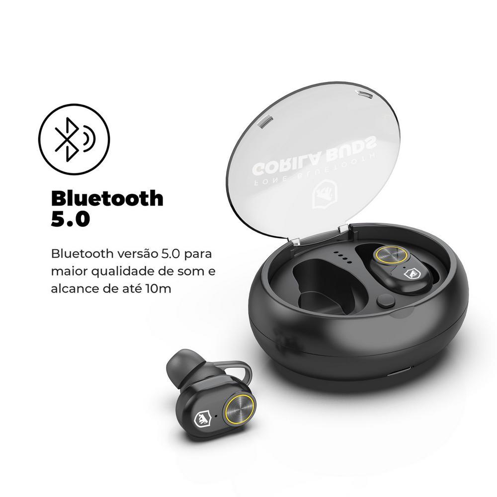 Fone de ouvido sem fio Bluetooth Gorila Buds - Gshield - 6