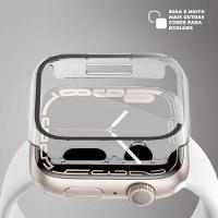 Case para Apple Watch 41MM (Series 7) - Armor - acompanha película integrada na case - Transparente - Gshield - 3