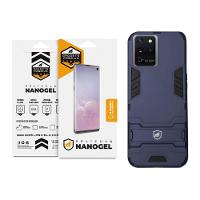 Kit Capa case capinha Armor e Pelicula Nano Gel Samsung Galaxy S20 Ultra - Gshield - 1