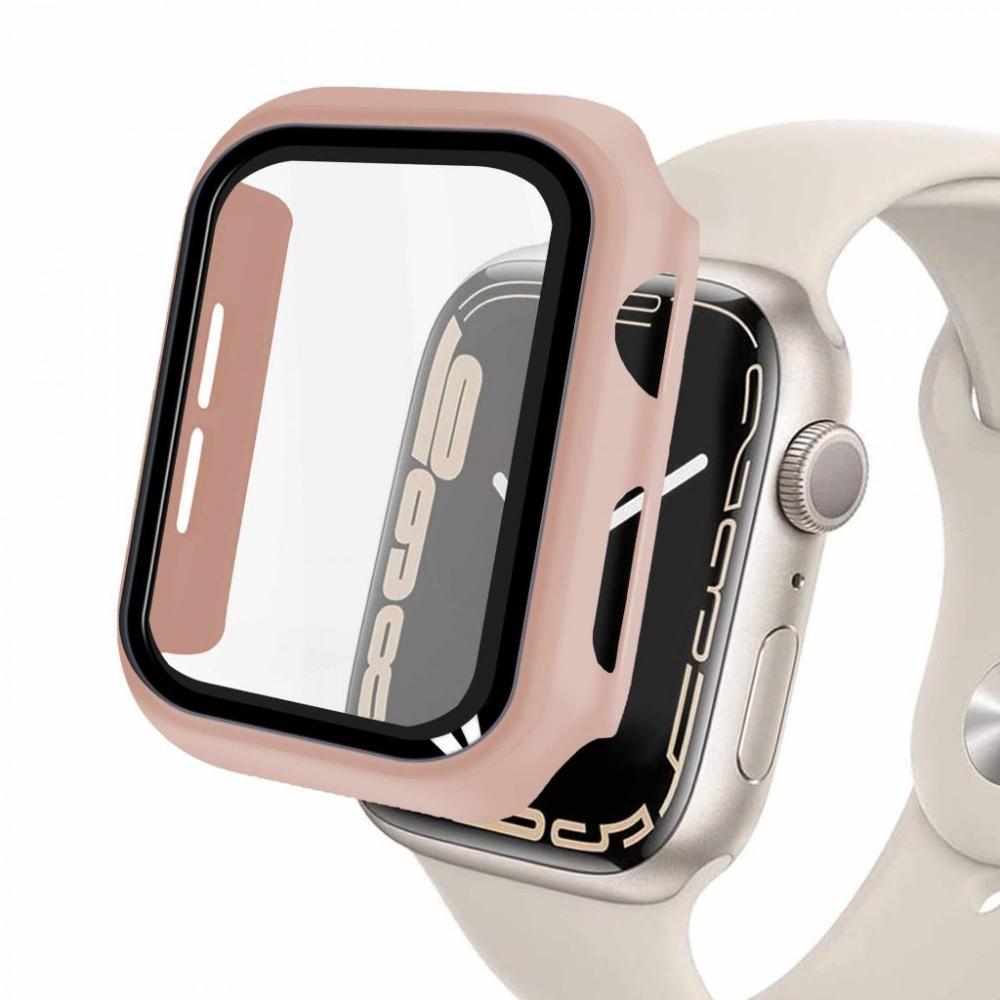Case para Apple Watch 41MM (Series 7) - Armor - acompanha película integrada na case - Rosa - Gshield - 1