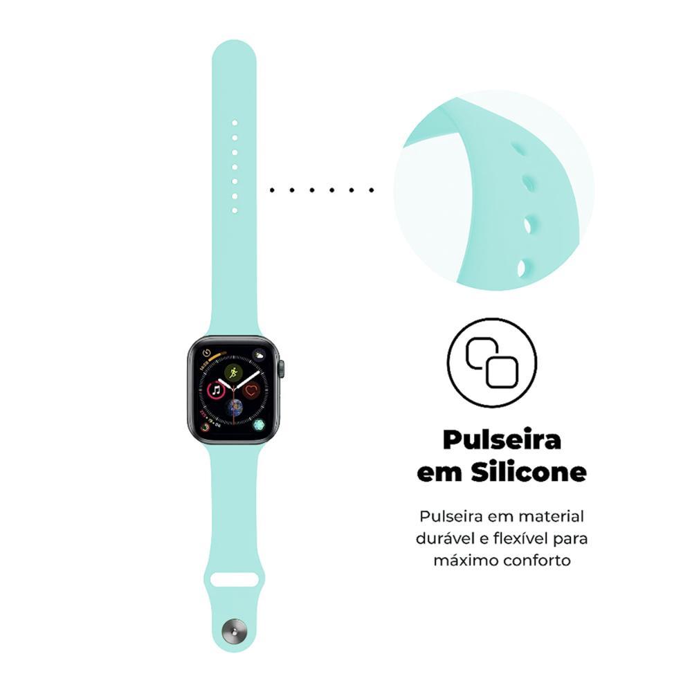 Pulseira para Apple Watch 38 / 40 / 41MM Ultra Fit - Verde Agua - Gshield - 2