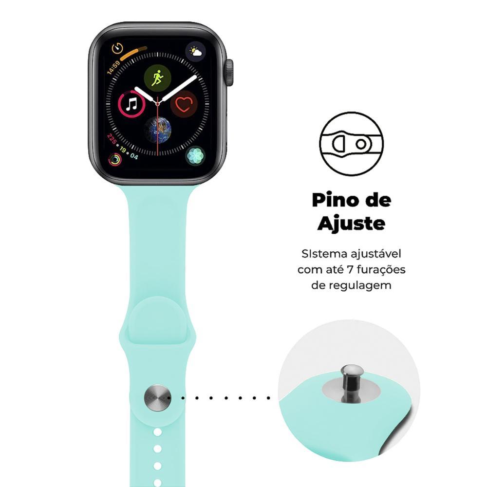 Pulseira para Apple Watch 38 / 40 / 41MM Ultra Fit - Verde Agua - Gshield - 3