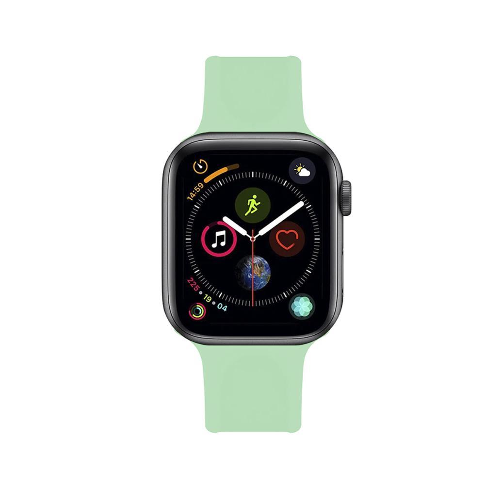 Pulseira para Apple Watch 42 / 44 / 45 / 49 MM - Ultra Fit - Verde Claro - Gshield - 4