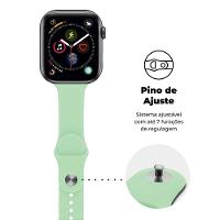 Pulseira para Apple Watch 42 / 44 / 45 / 49 MM - Ultra Fit - Verde Claro - Gshield - 7