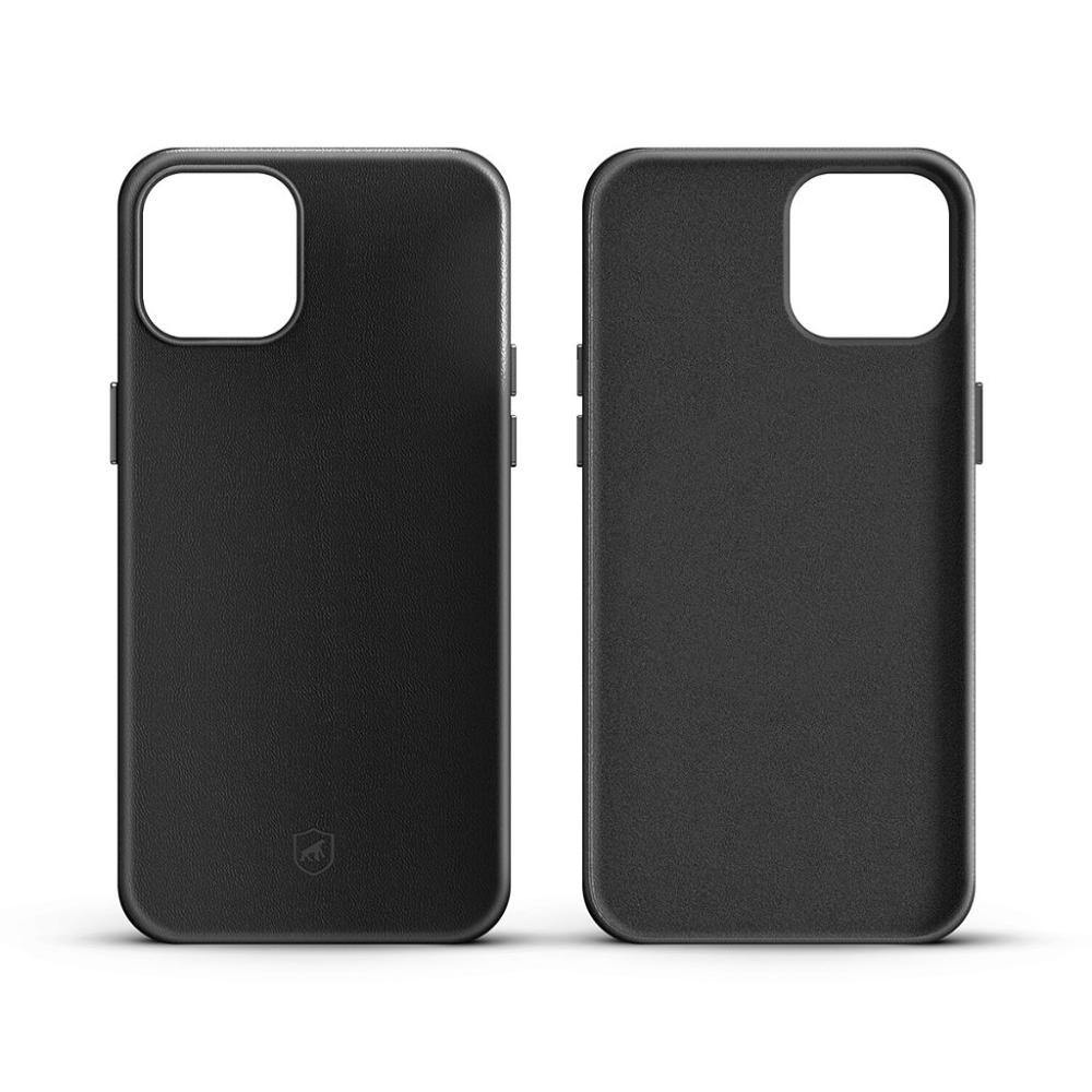 Kit Capa case capinha Couro Dual Preta e Pelicula Coverage 5D Pro Preta para iPhone 11 - Gshield - 4