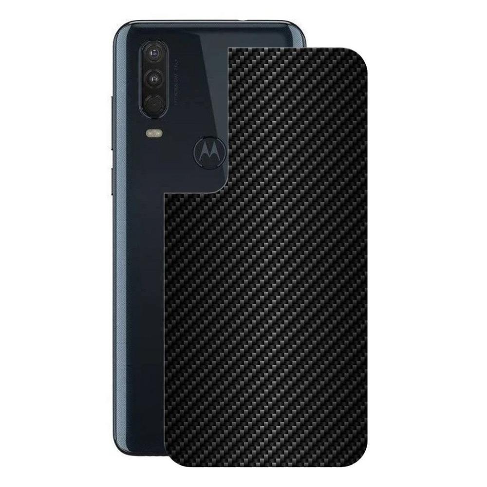 Película MotorolaOneAction-TraseiraFibraCarbonoPreta-Gshield - 1