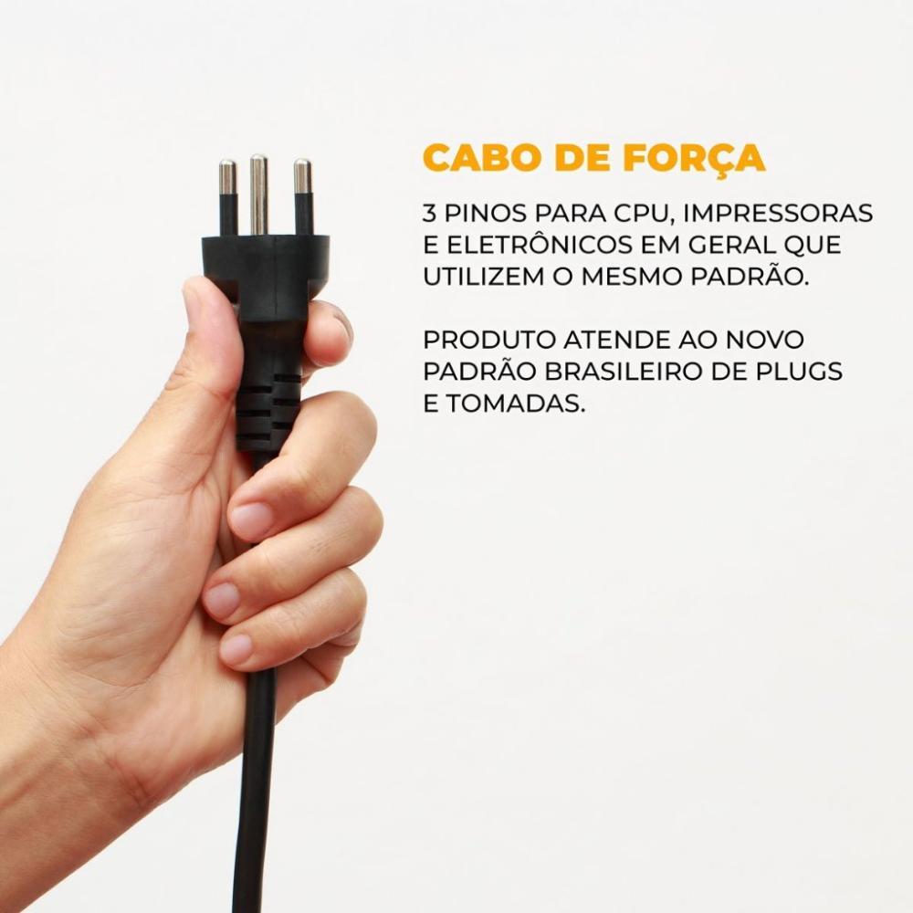 Cabo de Força Atx 3x0,5 Od 6.8 - 1,5m - Gshield - 2