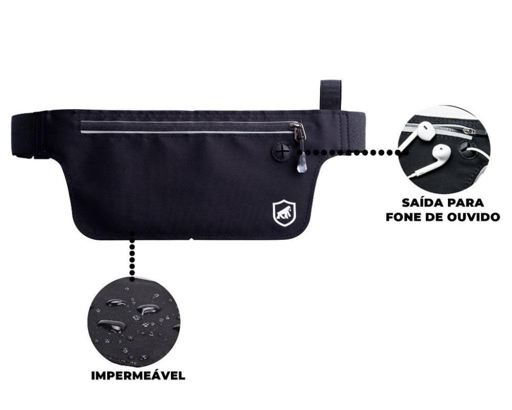 Porta dólar / doleira antifurto para viagem - Gshield - 2