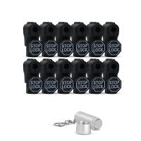 Kit Trava de segurança anti-furto para gancho expositor Stop Lock 12unid + 1 Chave - Gshield - 2