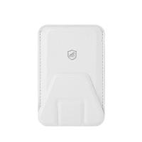 Carteira Magsafe com Kickstand - Porta Cartão Magnético - Branca - Gshield - 2