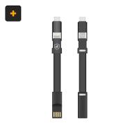 Kit Carteira de couro Maverick + cabo Slim 3 em 1 - Gshield - 3