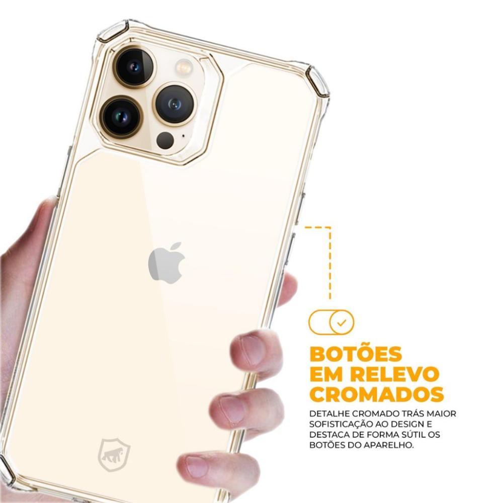Capa case capinha para iPhone 13 Pro - Clear Proof - Gshield - 3