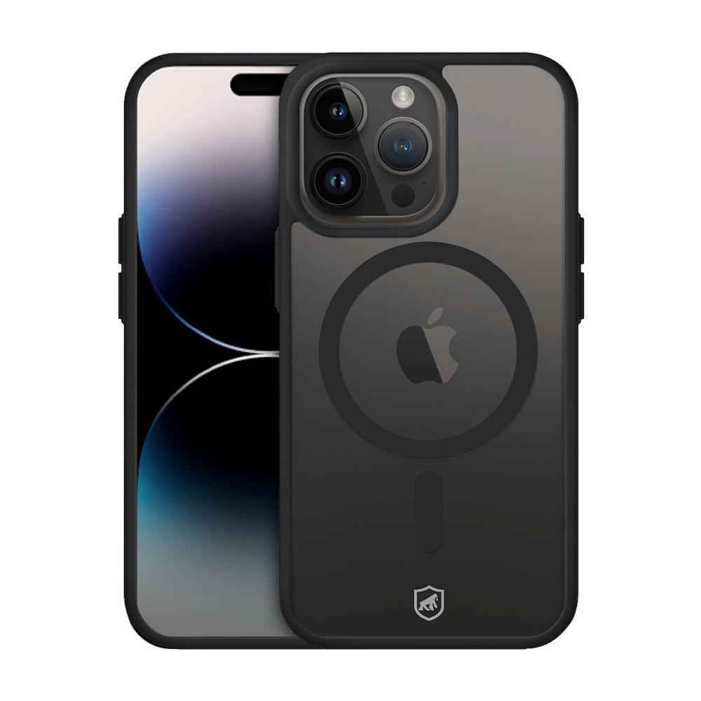 Capa Magsafe Preta e Pelicula para iPhone 14 Pro - Gshield - 2