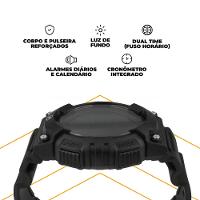 Relógio Tech Armor Preto - Gshield - 7