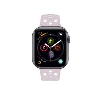 Pulseira para Apple Watch 42 / 44 / 45MM Armor Running - Rosa e Branco - Gshield
