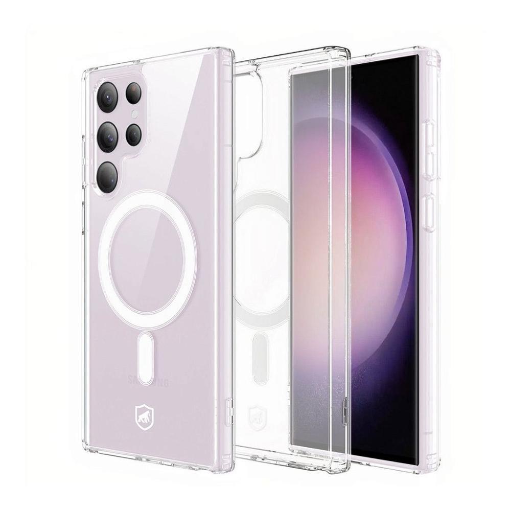 Capa MagSafe para Galaxy S23 Ultra - Transparente - Gshield - 1