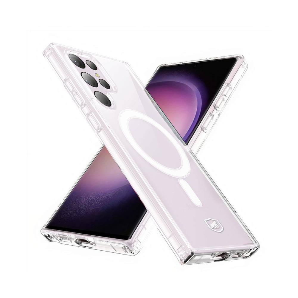 Capa MagSafe para Galaxy S23 Ultra - Transparente - Gshield - 3