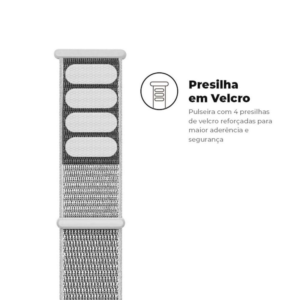 Pulseira para Apple Watch 42 / 44 / 45MM Ballistic - Branco - Gshield - 2