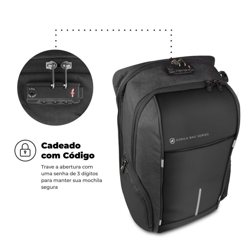 Mochila Locker com antifurto - Gshield - 5