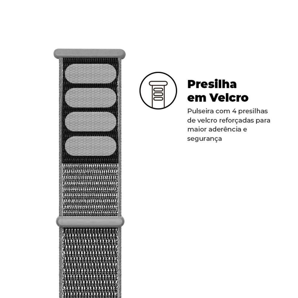 Pulseira para Apple Watch 42 / 44 / 45MM Ballistic - Cinza - Gshield - 2