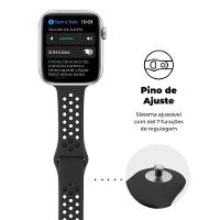 Pulseira para Apple Watch 42 / 44 / 45MM Armor Running - Preto - Gshield - 6