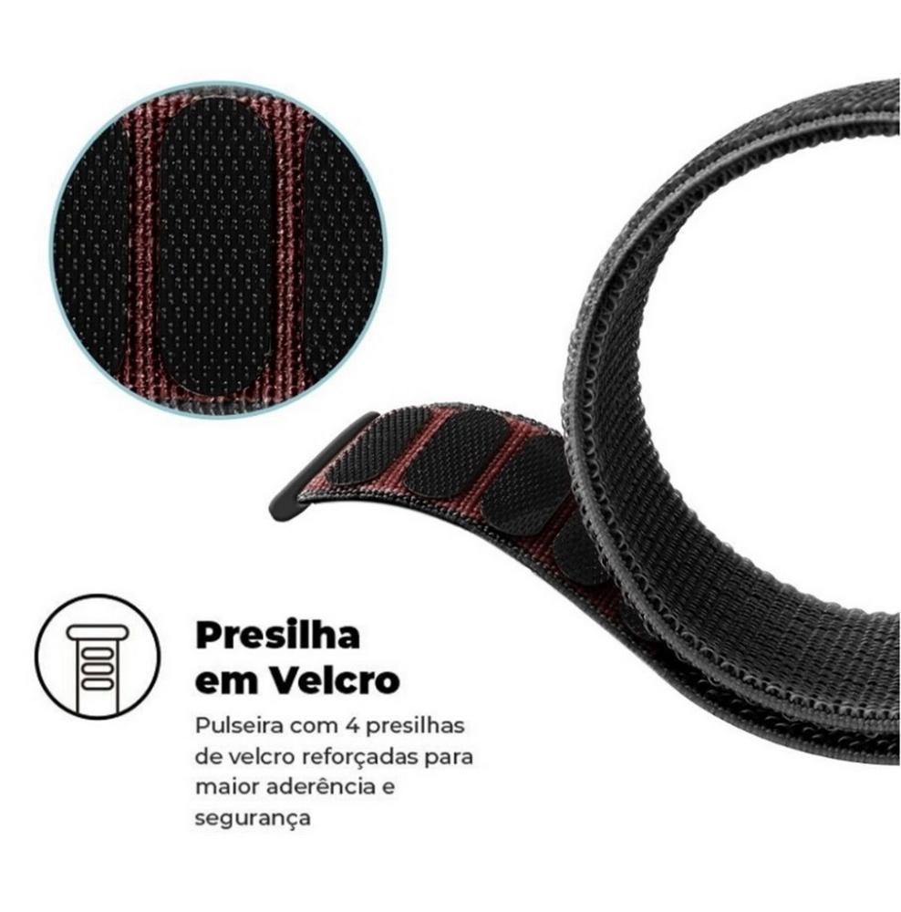 Pulseira para Apple Watch 38 / 40 / 41MM Ballistic - Azul Nevoeiro - Gshield - 3