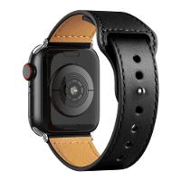 Pulseira de Couro para Apple Watch 38 / 40 / 41MM - Preta - Gshield