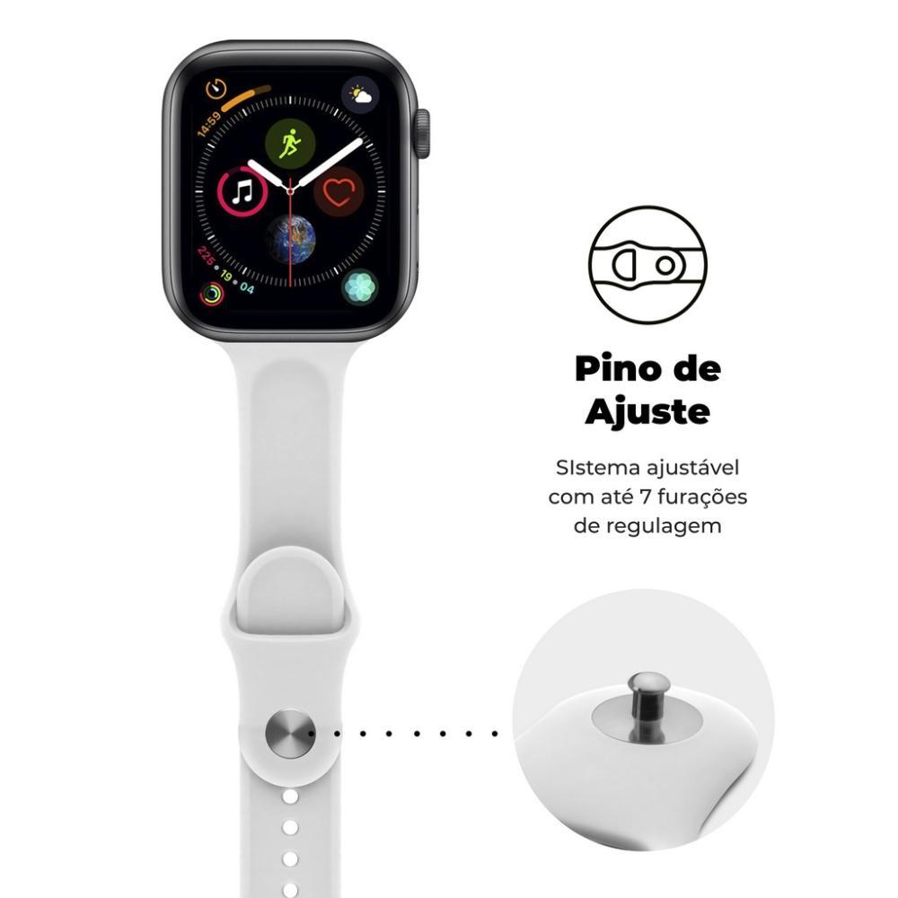 Pulseira para Apple Watch 42 / 44 / 45MM Ultra Fit - Branco - Gshield - 2