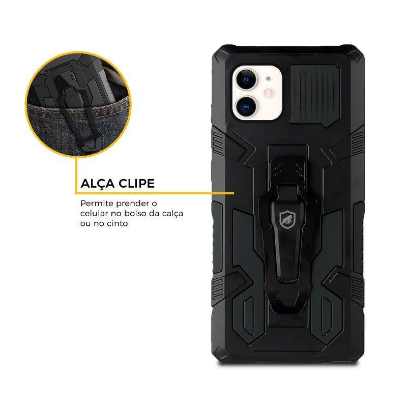 Capa case capinha Clip e Pelicula Coverage para iPhone 12 - Gshield - 4