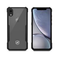 Capa Dual Shock X e Pelicula Coverage para iPhone XR-Gshield