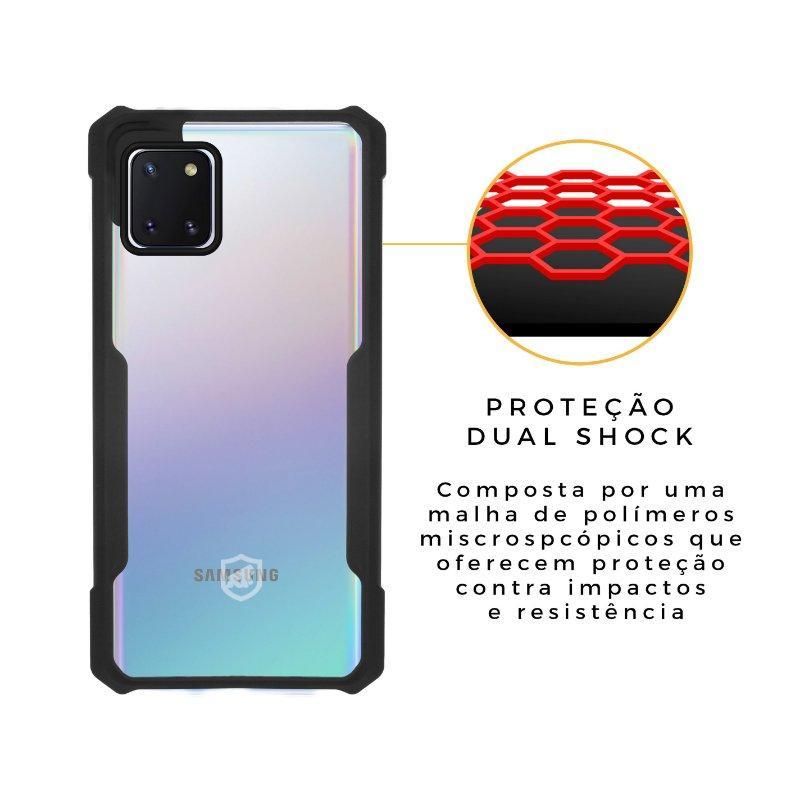 Capa Dual Shock X e Pelicula para Galaxy Note10 Lite-Gshield - 4