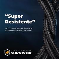 Cabo Survivor para Lightning / USB 1,5m - Gshield