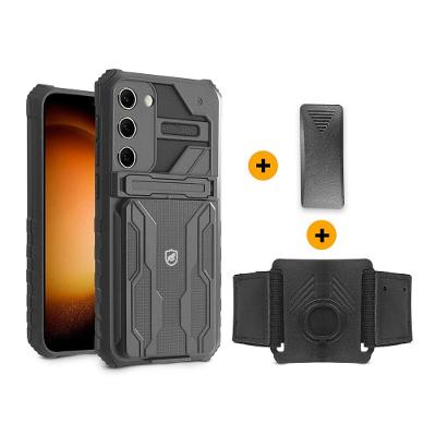 Kit Snap Guardian - Clip + Braçadeira + Capa case capinha para Samsung Galaxy S21 FE - Gshield