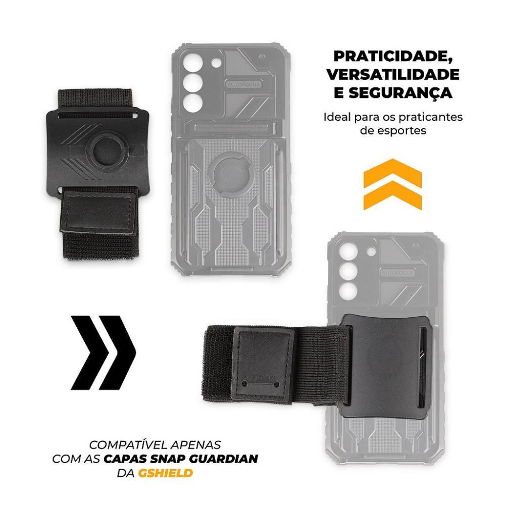 Kit Snap Guardian - Clip + Braçadeira + Capa case capinha para Samsung Galaxy S22 Plus - Gshield - 3