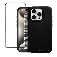 Kit Capa case capinha Silicon Premium e Película Defender Glass para iPhone 16 Pro Max - Gshield - 1