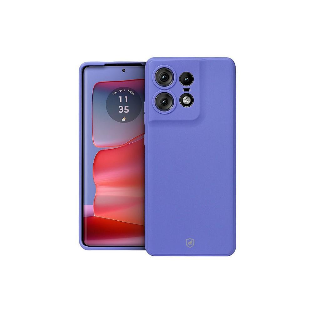 Capa case capinha para Motorola Moto Edge 50 Pro - Silicon Veloz - Lilás - Gshield - 1