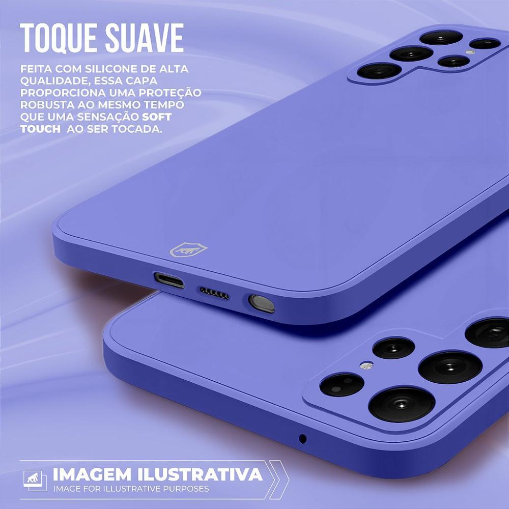 Capa case capinha para Motorola Moto Edge 50 Pro - Silicon Veloz - Lilás - Gshield - 2
