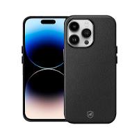 Capa case capinha para iPhone 14 Pro Max - Couro Dual Magsafe Preta - Gshield - 1
