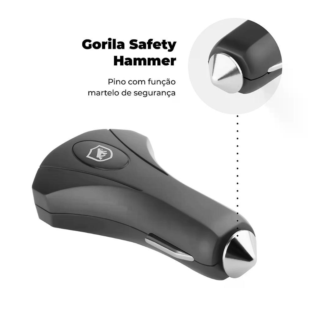 Carregador Veicular Triplo Turbo Tank no Atacado - Caixa Fechada 10 Unidades - Gshield - 4