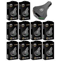 Carregador Veicular Triplo Turbo Tank no Atacado - Caixa Fechada 10 Unidades - Gshield - 1