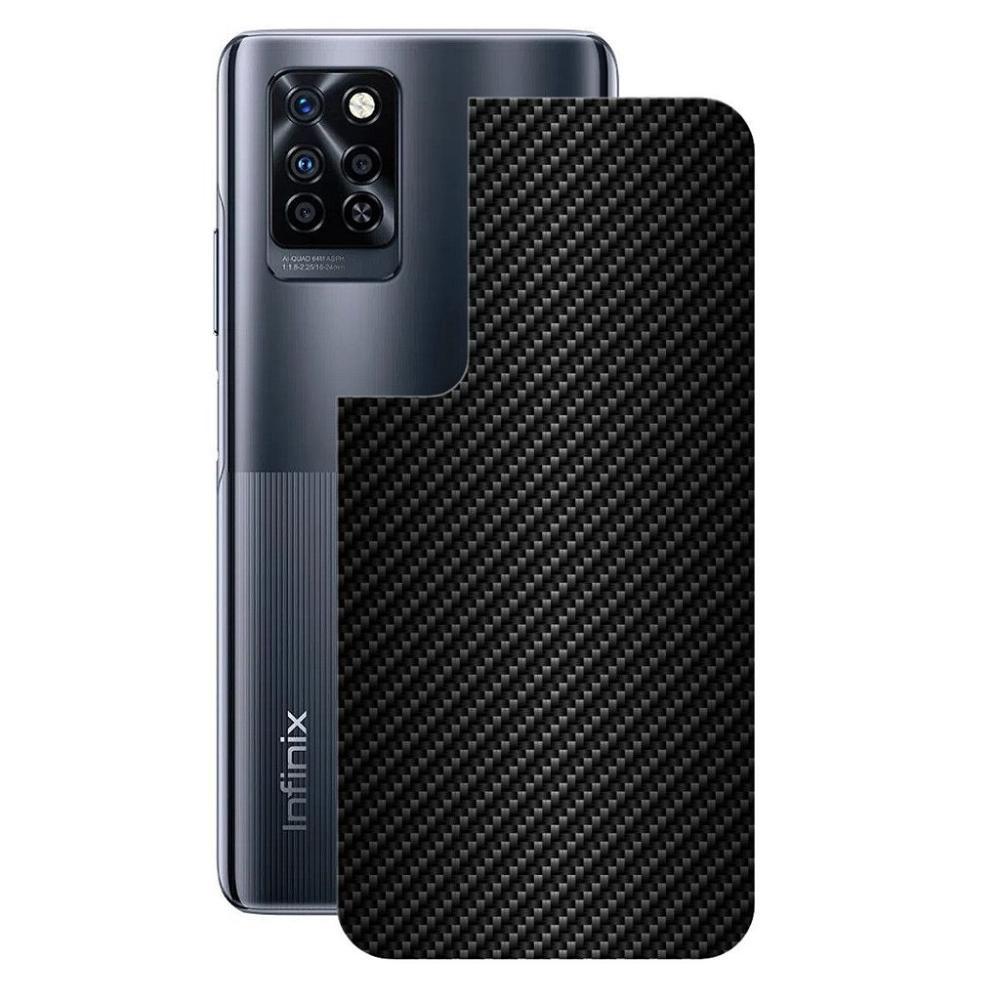 Película InfinixNote10Pro-TraseiraFibraCarbono Preta-Gshield - 1