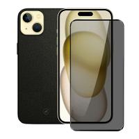 Kit Capa case capinha Couro Dual Magsafe e Pelicula Defender Pro Privacidade para iPhone 15 - Gshield - 1