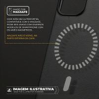 Capa case capinha para iPhone 14 Pro - Couro Dual Magsafe - Preta - Gshield - 6