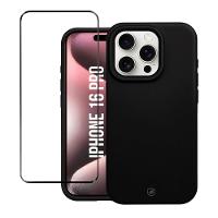 Kit Capa case capinha Silicon Premium e Película Defender Glass para iPhone 16 Pro - Gshield - 1